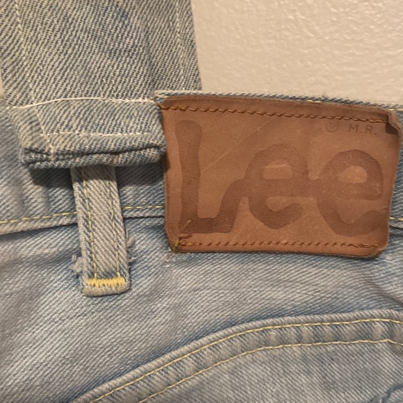 Vintage Y2K Handmade Lee Blue Jean Denim Custom Womens Handbag Purse Boho Hippie - Picture 6 of 10